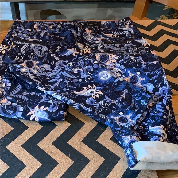 Club Monaco patterned denim style pants - Picture 3 of 6